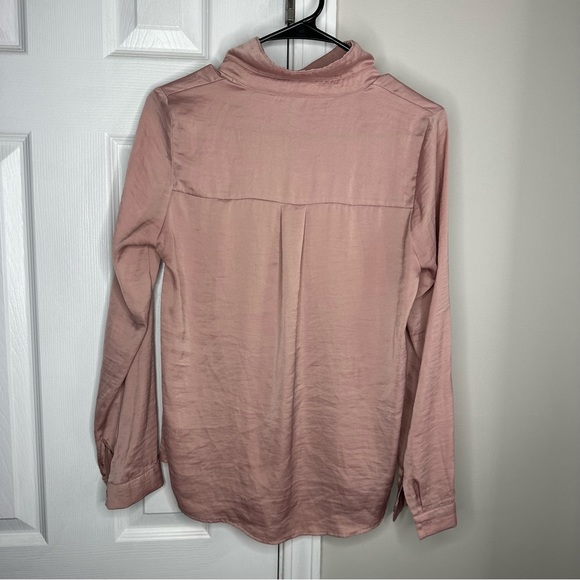 Peach Button Down Shirt - Picture 2 of 2